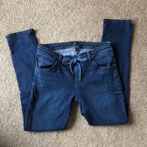 Just Black Drawstring Denim Jeans